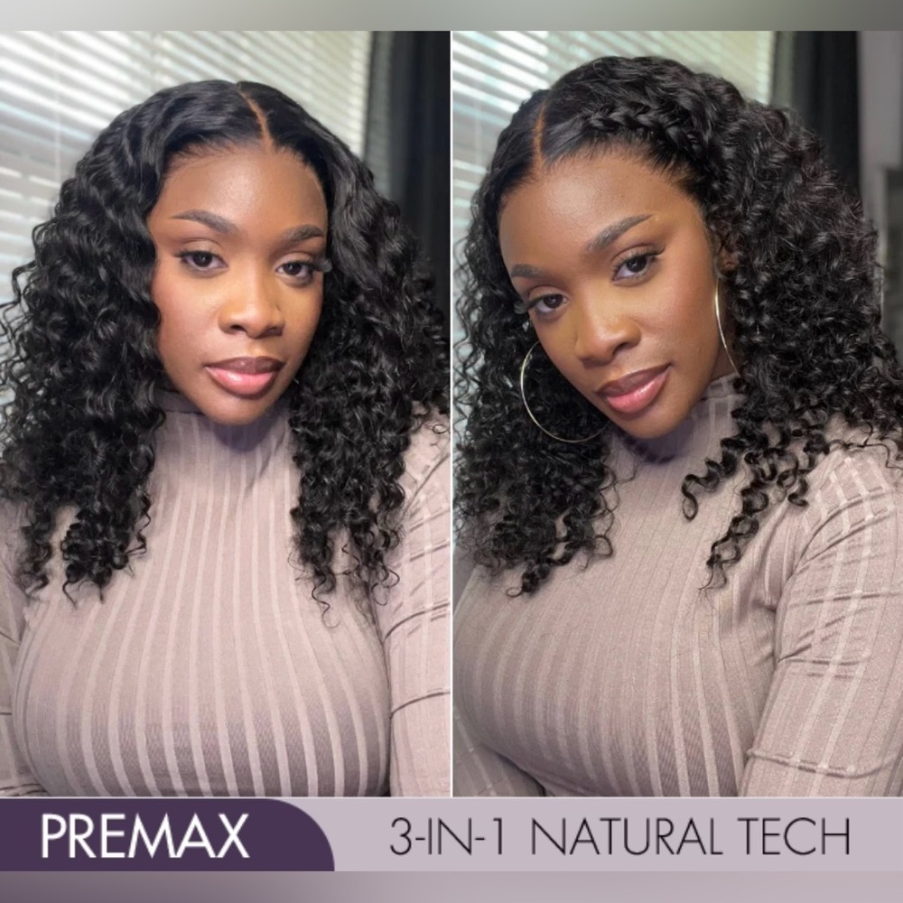 Black 3-in-1 Natural Tech Hair Extensions